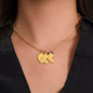 To My Loving Mommy | Engraved Baby Feet Necklace