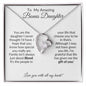 To My Amazing Bonus Daughter | Forever Heart Necklace