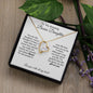 To My Amazing Bonus Daughter | Forever Heart Necklace