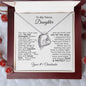 To My Fierce Daughter | Love Knot Necklace