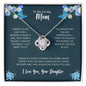 To My Loving Mom | Love Knot Necklace