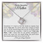 To My Beautiful Mother | Love Knot Necklace