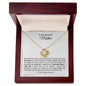 To My Beautiful Mother | Love Knot Necklace