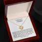 To My Beautiful Mother | Love Knot Necklace