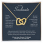 To My Soulmate | Interlocking Hearts Necklace