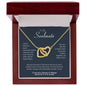To My Soulmate | Interlocking Hearts Necklace