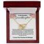 To My Beautiful Granddaughter | Interlocking Hearts Necklace