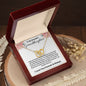 To My Beautiful Granddaughter | Interlocking Hearts Necklace