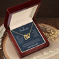 To My Soulmate | Interlocking Hearts Necklace