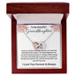 To My Beautiful Granddaughter | Interlocking Hearts Necklace