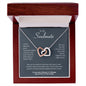 To My Soulmate | Interlocking Hearts Necklace