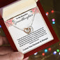 To My Beautiful Granddaughter | Interlocking Hearts Necklace