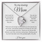 To My Loving Mom | Forever Love Necklace