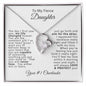 To My Fierce Daughter | Love Knot Necklace