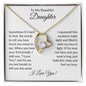To My Beautiful Daughter | Forever Love Necklace