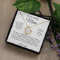 To My Loving Mom | Forever Love Necklace