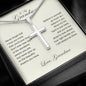 To My Grand Son | Stainless Steel Cross Necklace