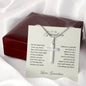 To My Grand Son | Stainless Steel Cross Necklace