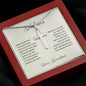 To My Grand Son | Stainless Steel Cross Necklace