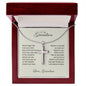 To My Grand Son | Stainless Steel Cross Necklace