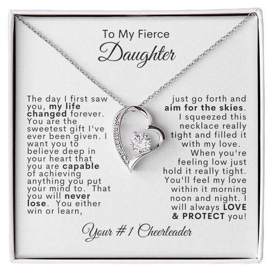 To My Fierce Daughter | Love Knot Necklace